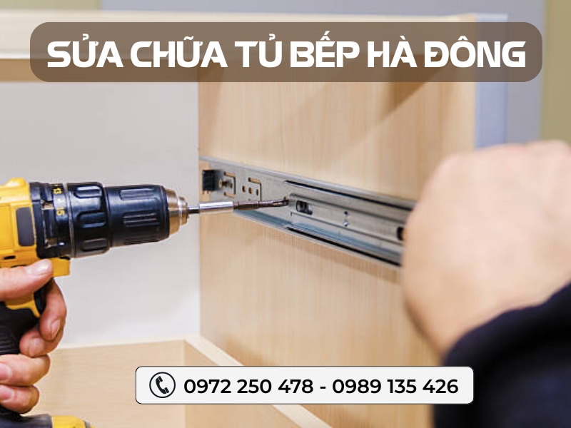 Sửa chữa tủ bếp Hà Đông