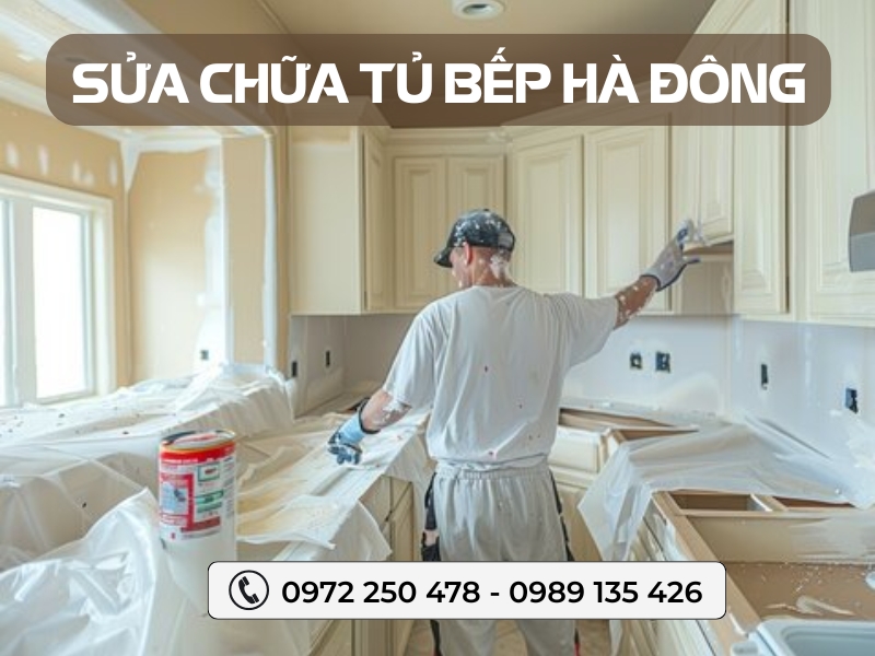 Sửa chữa tủ bếp Hà Đông