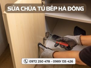 Sửa chữa tủ bếp Hà Đông