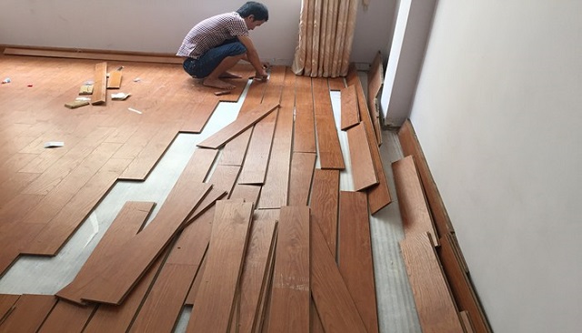 Sửa chữa sàn gỗ tại Hà Đông